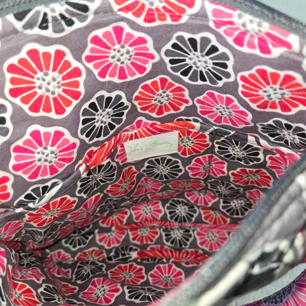 Vera Bradley Cherry Blossoms Quilted Hipster Floral Crossbody Bag - Picture 10 of 10